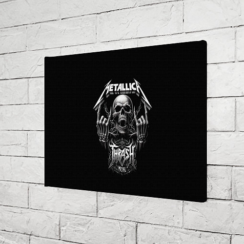 Картина прямоугольная Thrash metal - Metallica group / 3D-принт – фото 3