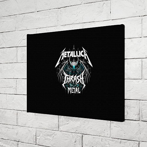 Картина прямоугольная Metallica group - thrash metal style / 3D-принт – фото 3