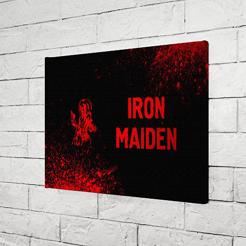 Картина прямоугольная Iron Maiden - red gradient по-горизонтали / 3D-принт – фото 3