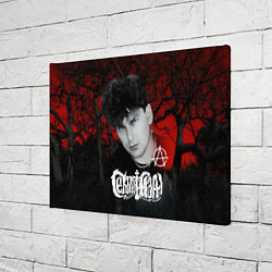 Холст прямоугольный Сектор газа красный лес, цвет: 3D-принт — фото 2