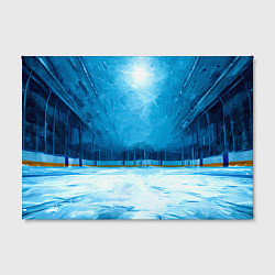 Холст прямоугольный Хоккейная площадка, цвет: 3D-принт — фото 2