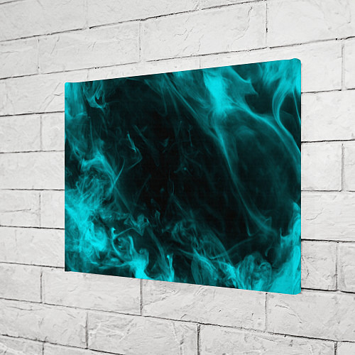 Картина прямоугольная Neon smoke / 3D-принт – фото 3
