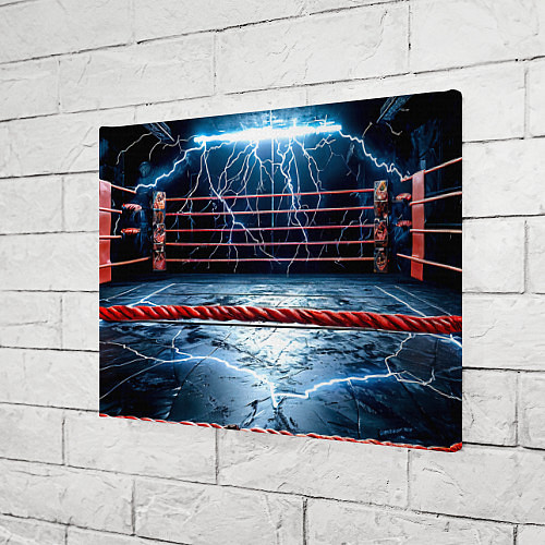 Картина прямоугольная Ринг и молния / 3D-принт – фото 3