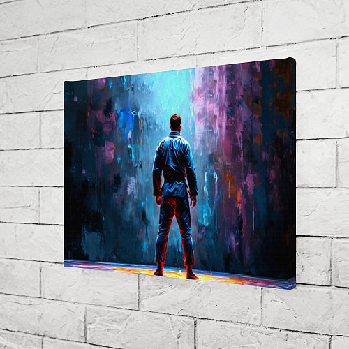 Картина прямоугольная Боец джиу-джитсу / 3D-принт – фото 3