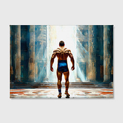 Холст прямоугольный Греко-римский борец, цвет: 3D-принт — фото 2