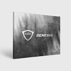 Холст прямоугольный Genesis - grey gradient по-горизонтали, цвет: 3D-принт