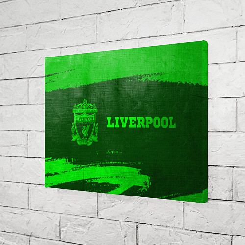 Картина прямоугольная Liverpool - green gradient по-горизонтали / 3D-принт – фото 3
