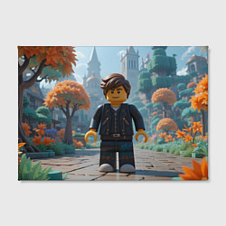 Холст прямоугольный Роблокс в парке, цвет: 3D-принт — фото 2