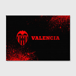 Холст прямоугольный Valencia - red gradient по-горизонтали, цвет: 3D-принт — фото 2