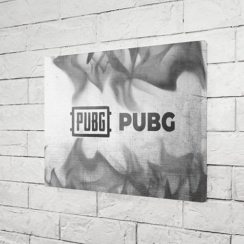 Картина прямоугольная PUBG - white gradient по-горизонтали / 3D-принт – фото 3