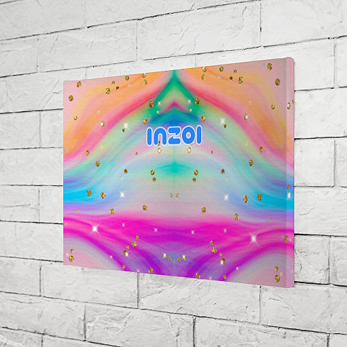 Картина прямоугольная Inzoi с золотыми звездочками / 3D-принт – фото 3