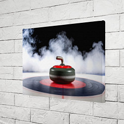 Холст прямоугольный Кёрлинг и белый дым, цвет: 3D-принт — фото 2