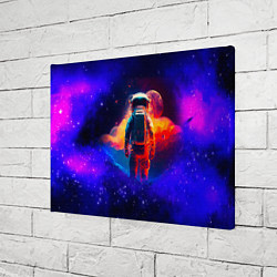 Холст прямоугольный Огненный путь космонавта, цвет: 3D-принт — фото 2
