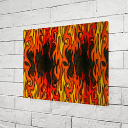 Холст прямоугольный Языки пламени арт, цвет: 3D-принт — фото 2