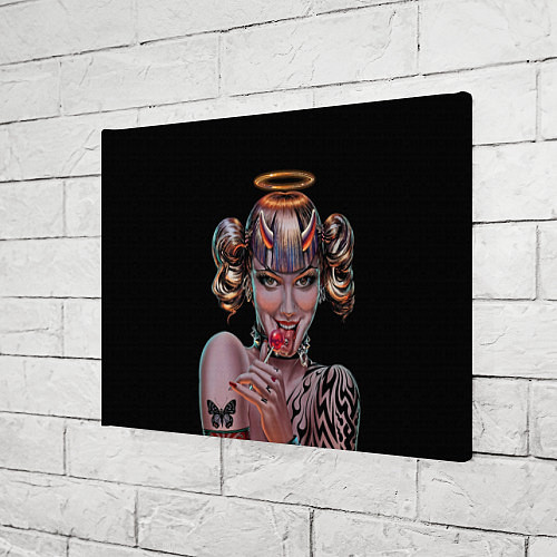 Картина прямоугольная Crazy town - butterfly / 3D-принт – фото 3