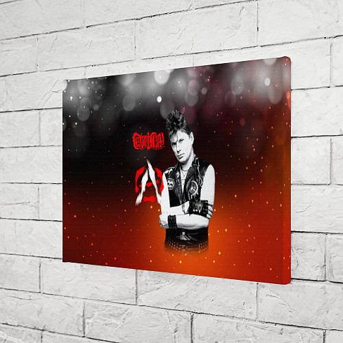 Картина прямоугольная Сектор газа и знак анархии / 3D-принт – фото 3