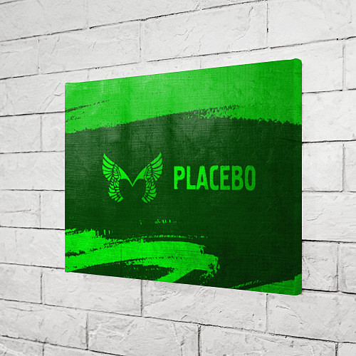 Картина прямоугольная Placebo - green gradient по-горизонтали / 3D-принт – фото 3