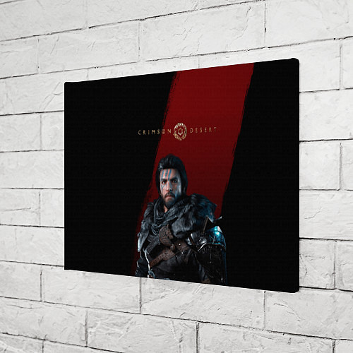 Картина прямоугольная Герой из Crimson desert / 3D-принт – фото 3