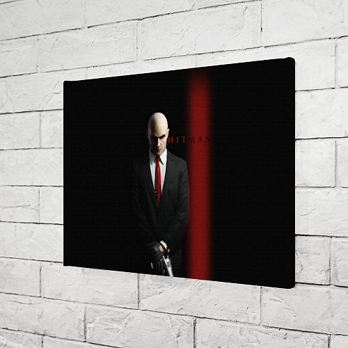 Картина прямоугольная Агент Hitman / 3D-принт – фото 3