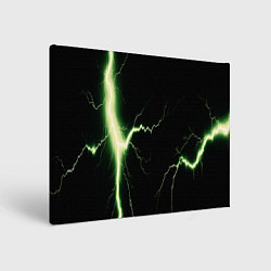 Холст прямоугольный Lightning yellow текстура, цвет: 3D-принт