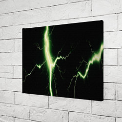 Холст прямоугольный Lightning yellow текстура, цвет: 3D-принт — фото 2