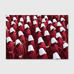 Холст прямоугольный Рассказ служанки паттерн, цвет: 3D-принт — фото 2