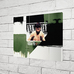 Холст прямоугольный Магомед Анкалаев боец ММА, цвет: 3D-принт — фото 2