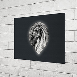 Холст прямоугольный Черепа лошадей - эскиз, цвет: 3D-принт — фото 2