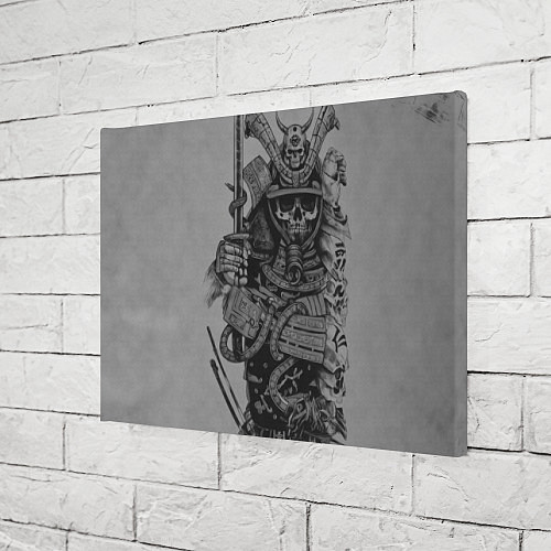 Картина прямоугольная Мертвый самурай призрак / 3D-принт – фото 3