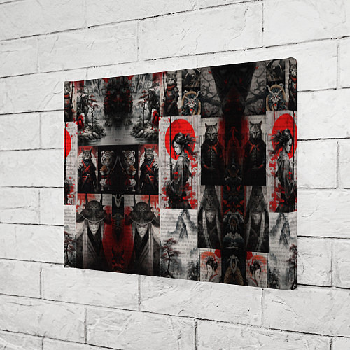 Картина прямоугольная Japanese samurai art / 3D-принт – фото 3