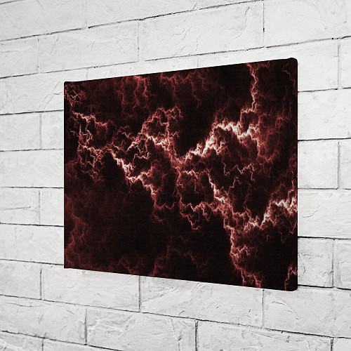 Картина прямоугольная Lightning red / 3D-принт – фото 3