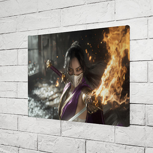 Картина прямоугольная Mileena Mortal kombat / 3D-принт – фото 3