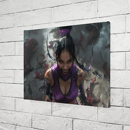 Картина прямоугольная Сумасшедшая Милина без маски / 3D-принт – фото 3