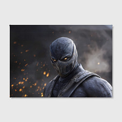 Холст прямоугольный Noob Saibot Mortal Kombat, цвет: 3D-принт — фото 2