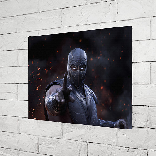 Картина прямоугольная Нуб Сайбот и искры / 3D-принт – фото 3