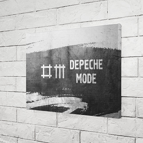 Картина прямоугольная Depeche Mode - grey gradient по-горизонтали / 3D-принт – фото 3