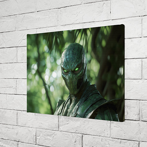 Картина прямоугольная Рептилия Мортал комбат / 3D-принт – фото 3