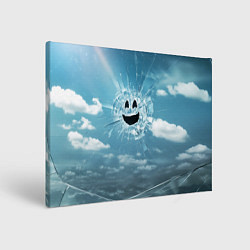 Картина прямоугольная Смайл Черное зеркало