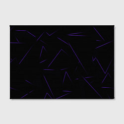 Холст прямоугольный Color purple line, цвет: 3D-принт — фото 2