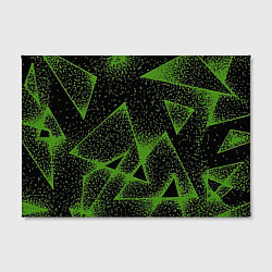 Холст прямоугольный Triangles with dots, цвет: 3D-принт — фото 2
