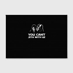 Холст прямоугольный Сидиус и вейдер тёмная сторона, цвет: 3D-принт — фото 2