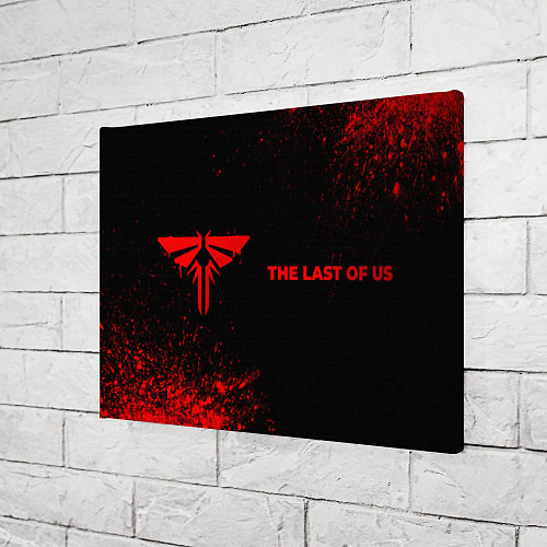 Картина прямоугольная The Last Of Us - red gradient по-горизонтали / 3D-принт – фото 3