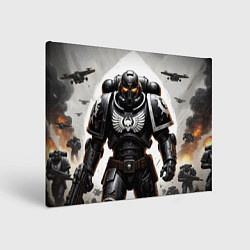Холст прямоугольный Warhammer 40k космодесант, цвет: 3D-принт