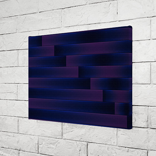 Картина прямоугольная Color blue square / 3D-принт – фото 3