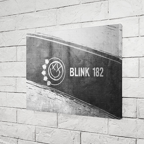 Картина прямоугольная Blink 182 - grey gradient по-горизонтали / 3D-принт – фото 3