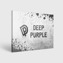 Холст прямоугольный Deep Purple - white gradient по-горизонтали, цвет: 3D-принт