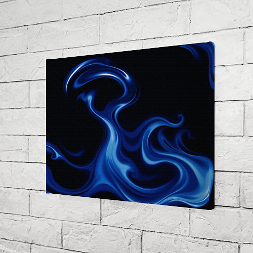 Картина прямоугольная Color blue smoke / 3D-принт – фото 3