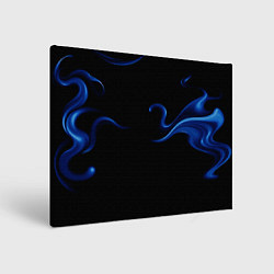 Холст прямоугольный Color blue abstraction, цвет: 3D-принт