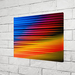 Холст прямоугольный Полосатый градиент, цвет: 3D-принт — фото 2