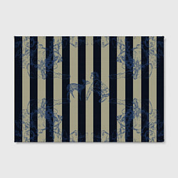 Холст прямоугольный Чёрные полосы, цвет: 3D-принт — фото 2